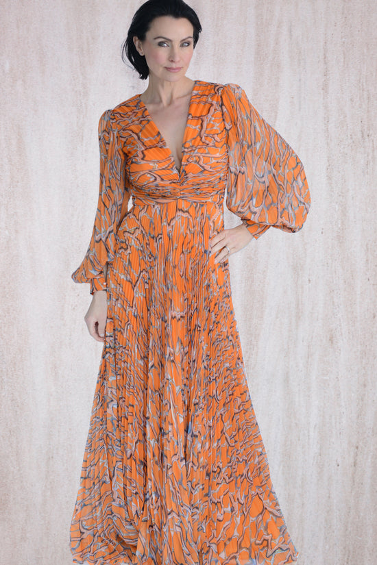 Carla Ruiz 99426 Orange Print